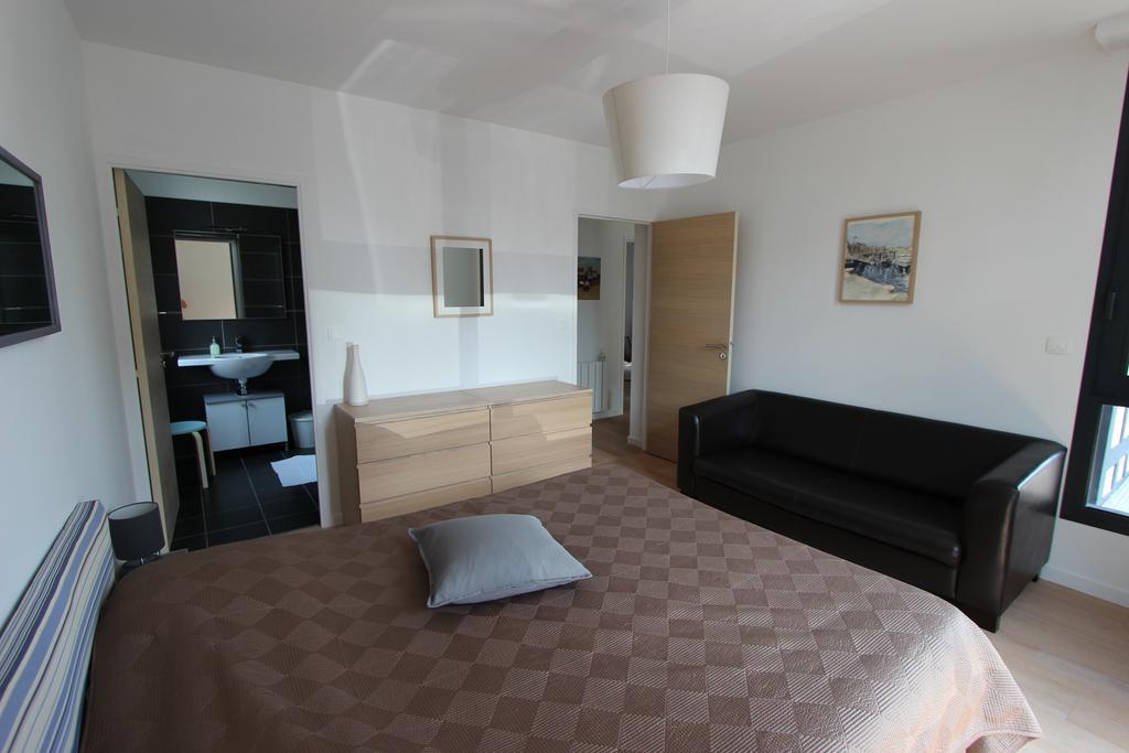 Le Normandy Apartman Pourville-sur-Mer Szoba fotó